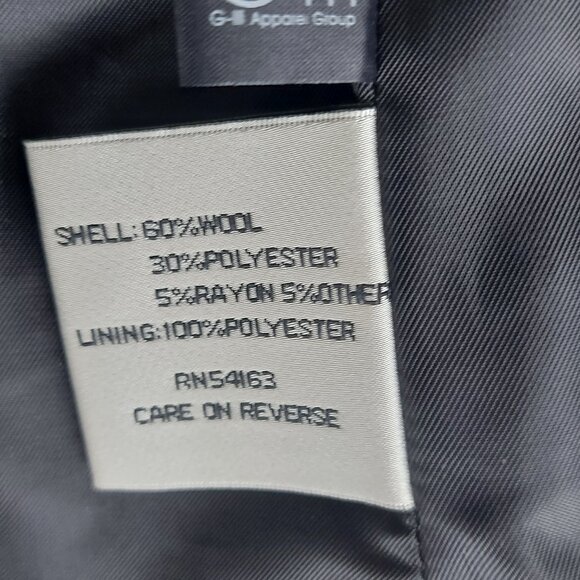 Kenneth Cole Double Breasted Pea Jacket - Size 4 - Picture 15 of 17